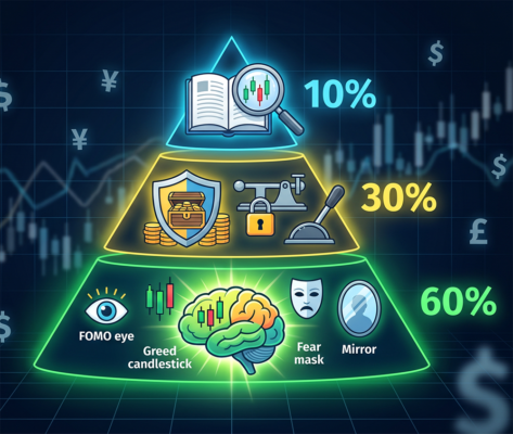 Tại Sao Kiến Thức Chỉ Chiếm 10% Thành Công Trong Giao Dịch Forex?