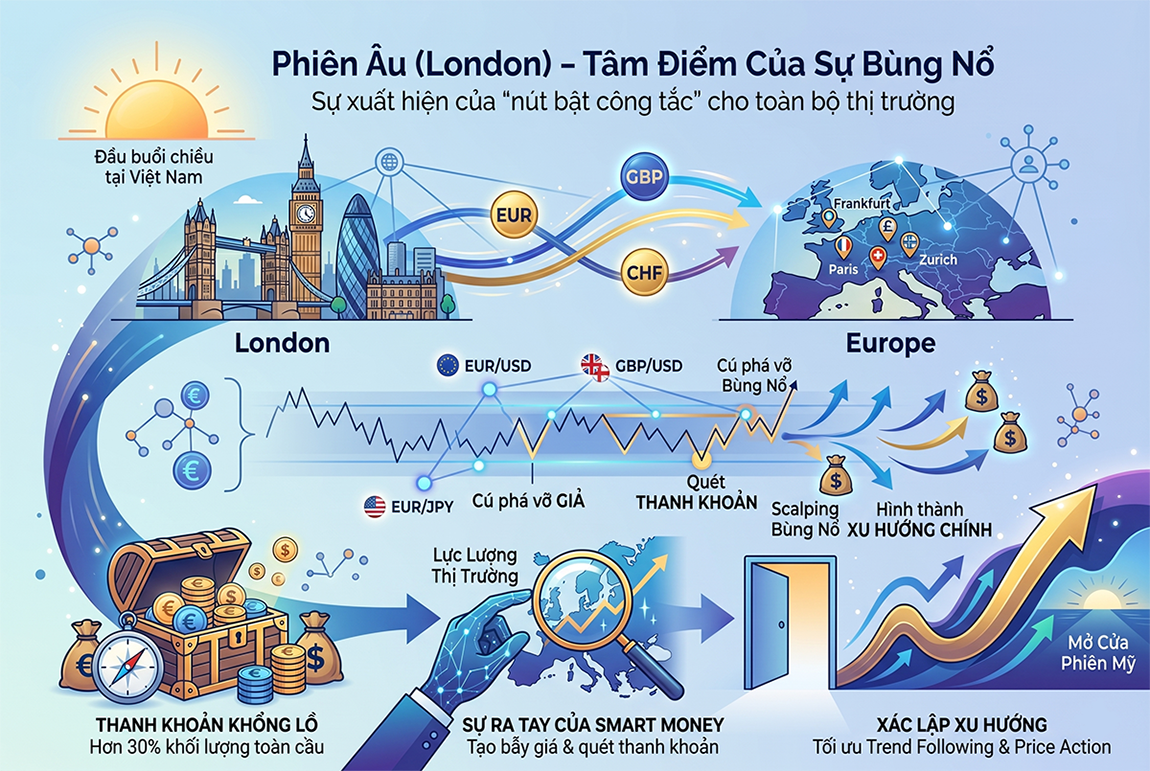 Phiên Âu (London) – Tâm Điểm Của Sự Bùng Nổ