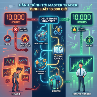 Định luật 10,000 giờ: Sự thật về việc trở thành Master Trader trong thị trường Forex