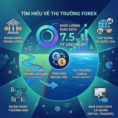 Thị trường Forex hoạt động như thế nào? Quy mô và các thành phần tham gia