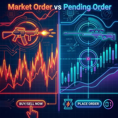 Market Order vs Pending Order – Bạn Là “Tay Súng Máy” Hay “Sniper”?