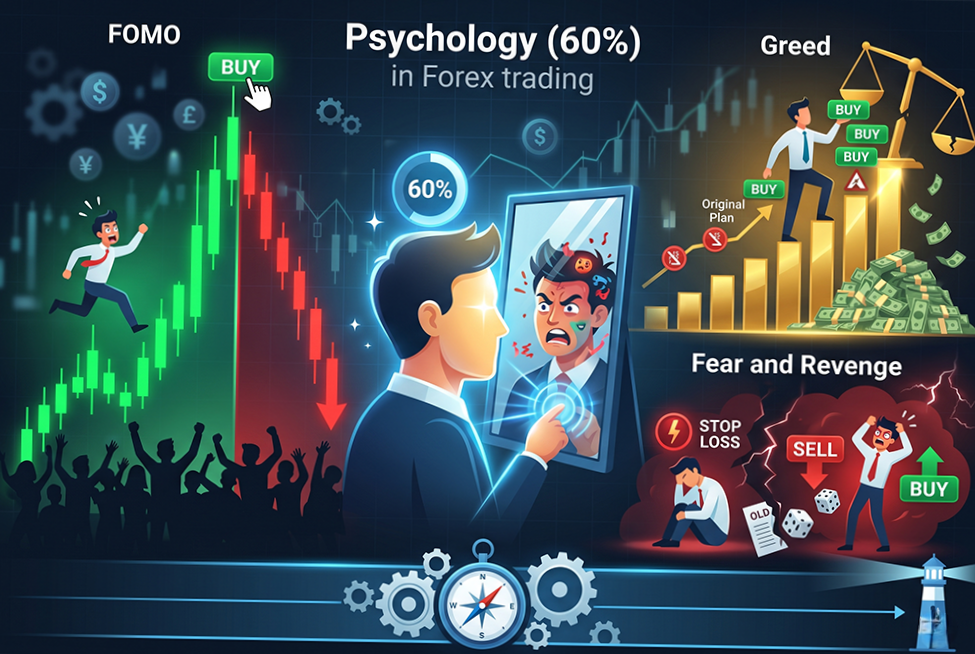 Tâm Lý Giao Dịch (60%): Kẻ Thù Lớn Nhất Nằm Trong Gương