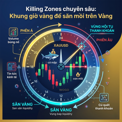 Killing Zones chuyên sâu: Khung giờ vàng để săn mồi trên Vàng