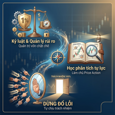Trách Nhiệm 100%: Quy Tắc Sống Còn Cho Newbie Bước Vào Forex