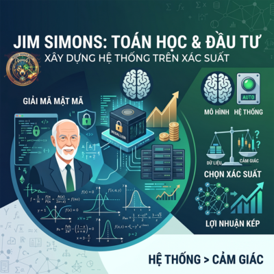 Tại sao Jim Simons từ bỏ toán học để tạo ra thuật toán kiếm tiền vĩ đại nhất lịch sử?