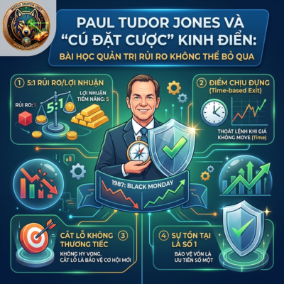 Paul Tudor Jones và “cú đặt cược” kinh điển: Bài học quản trị rủi ro không thể bỏ qua