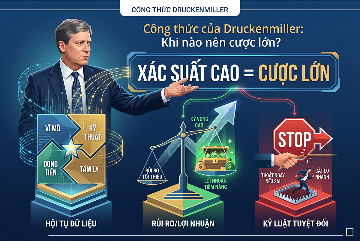 Công thức của Druckenmiller: Khi nào nên cược lớn?