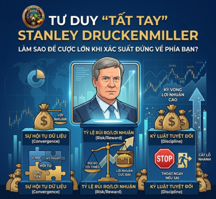 Tư duy “tất tay” của Stanley Druckenmiller: Làm sao để cược lớn khi xác suất đứng về phía bạn?