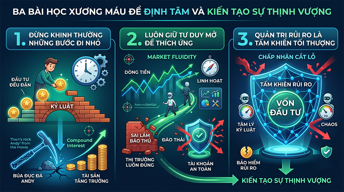 Ba Bài Học Xương Máu Để Định Tâm Và Kiến Tạo Sự Thịnh Vượng