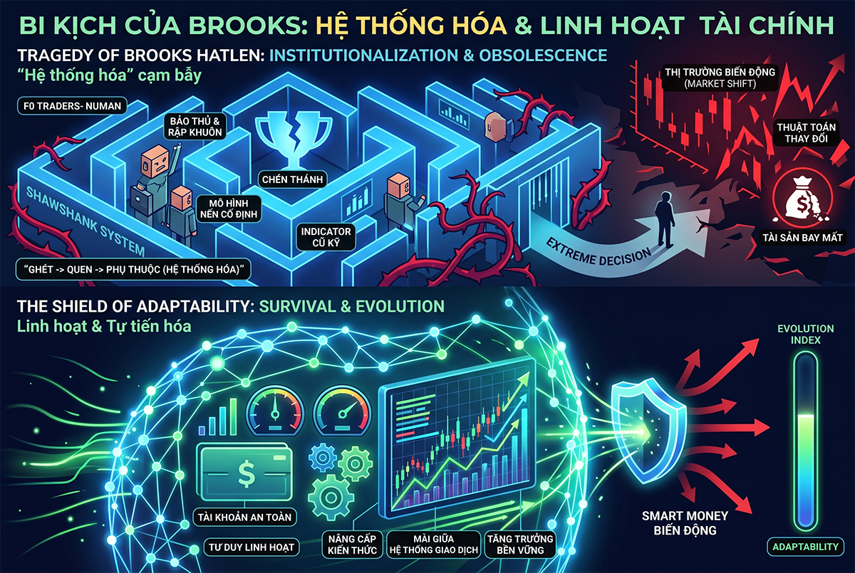 Bi Kịch Của Brooks Hatlen – Cạm Bẫy “Hệ Thống Hóa” Và Sự Đào Thải Thầm Lặng