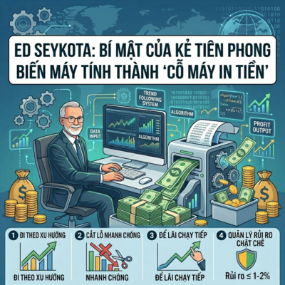 Ed Seykota: Bí mật của kẻ tiên phong biến máy tính thành “cỗ máy in tiền”