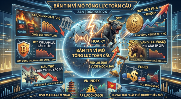 BẢN TIN VĨ MÔ TỔNG LỰC TOÀN CẦU 24H | 06/06/2026