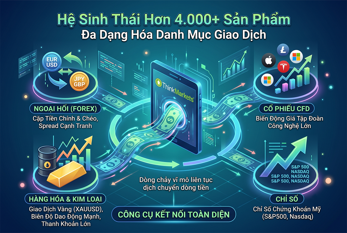 Hệ Sinh Thái Hơn 4.000+ Sản Phẩm: Đa Dạng Hóa Danh Mục Giao Dịch